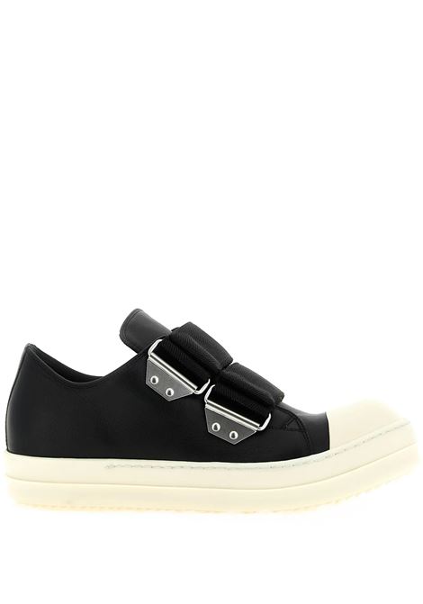 sneakers strap low sneaks uomo nere RICK OWENS | RU01F2896 LCO911